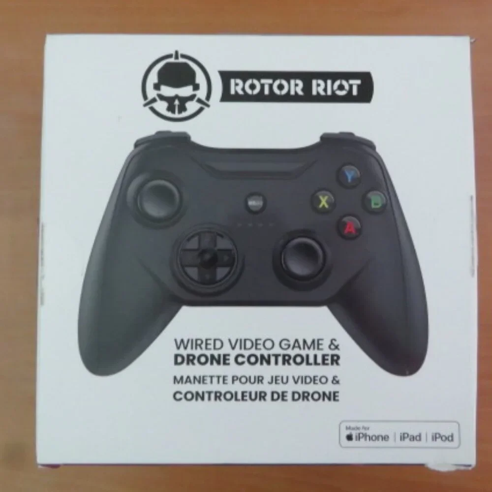 Rotor Riot Wired Gaming and Drone Controller PWR RiotPWR Mfi